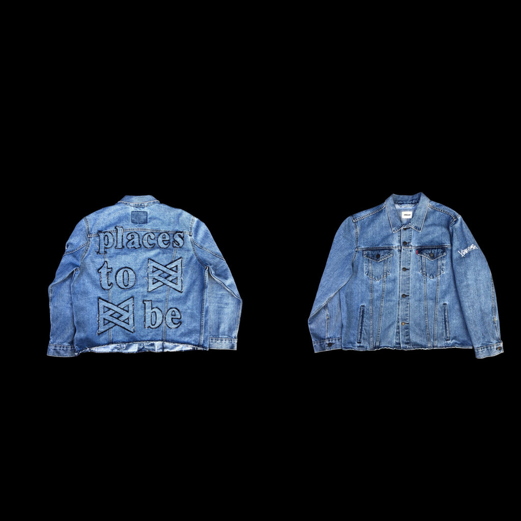 “places to be” Trucker Jacket